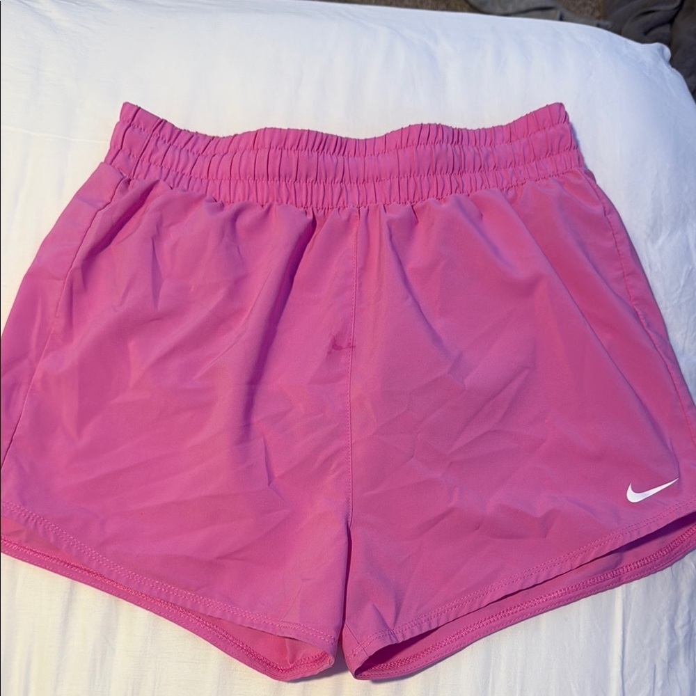 Nike Pink Dri-Fit Athletic Shorts Moisture-Wicking Lightweight
